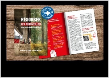 Mise en page d'un rapport sur la stratégie de résorption des squats et bidonvilles de Marseille.
26 pages + 4 pages de couverture.
