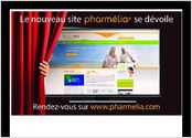 Création d'un encart dans la magazine santé pharmélia pour le lancement du nouveau site de la marque.