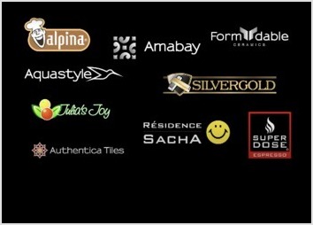 Logos réalisés pour différentes marques, groupes hôteliers, agence de voyage, produits de luxe