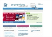 Design graphique du site http://www.preventique.org/