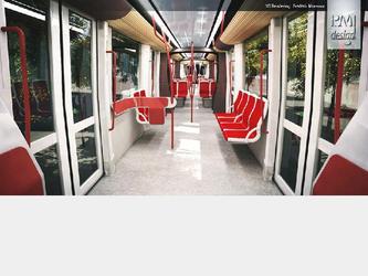 Conception interieur tram Le Havre | PM Design
