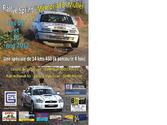 Affiche pour une épreuve de Rallye Automobile réalisée à la demande de l' ASBL Namur Racing Club en belgique.