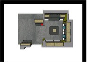 Réaménagement d'une boucherie, création de mobiliers
Plan Autocad - 3D (Sketchup)