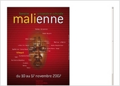 Création de l?affiche pour la semaine malienne puis déclinaison sur un programme 4 pages et les invitations