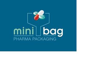 Création du logo Minibag, conteneur souple de production à usage pharmaceutique.