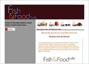 réalisation du site internet fish and food café