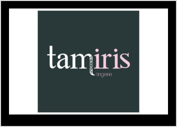 Réalisation du logo et de l'ensemble de charte graphique de la boutique de lingerie Tamiris.

