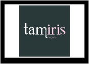 Réalisation du logo et de l'ensemble de charte graphique de la boutique de lingerie Tamiris.

