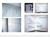 Projet personnel ax sur la typographie Conception du livre de la pice de thtre \"Les diablogues\" de Roland Dubillard matre du thtre de l\