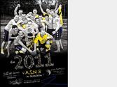 Calendrier pour un club de football-Création et traitement images noir et blanc et couleur-Couverture