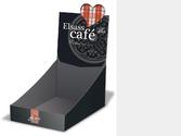 Création de packagings et présentoir pour un torréfacteuren pantone, en cmjn pour de l\