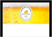 Création de l'identité visuelle d'un Salon de la Bière, du logo à la charte graphique en passant par l'identité web.