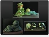 Figurines en porcelaine et marbre, ZBrush, 3DSMax, VRay