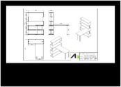 Plan d'ensemble en vue d'une validation client avant fabrication.