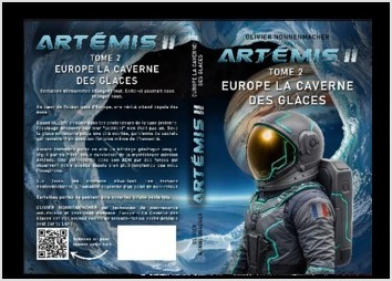 Couverture de la trilogie de romans de science-fiction Art&eacute;mis, le deuxi&egrave;me livre de l'auteur Olivier Nonnenmacher. J'ai utiliser plusieurs outils d'illustration et de retouche d'image pour la r&eacute;alisation de cette couverture comme Maxon Cinema 4D et Adobe Photoshop entre autres