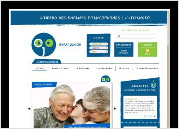 Essai de mise en page pour le site familial, bangkok expatjunior