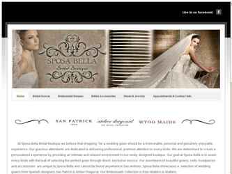 Création du site et logo pour boutique de qui s'occupe de la vente des robes.