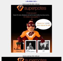 "Super Potes" - Application Facebook pour Orange France