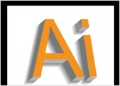 logo 3D Ai sous illustrateur