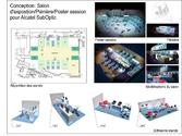 Conception et modélisation 3D :
Salon d'expostion/Plénière/Poster session pour Alcatel SubOptic.