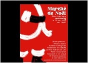 Création d'une affiche pour le marché de noël organisé par l'association