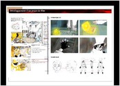 Extrait de Storyboard, Animatique 2D et Model Sheet pour le projet " Le Secret de Flocon" réalisé en 2011 dans le cadre de mon Dma cinéma d'animation )