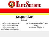 carte de visite  pour socit de scurit