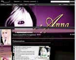 Refonte du Myspace de Anna Lara