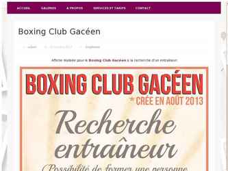 Affiche réalisée pour le Boxing Club Gacéen à la recherche d'un Nouvelle entraîneur.