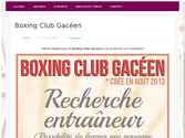 Affiche réalisée pour le Boxing Club Gacéen à la recherche d'un Nouvelle entraîneur.