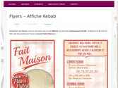 Flyers et Affiche réalisés pour le compte du restaurant Kebab L'Orient à Alençon pour promouvoir leurs produits faits maison.