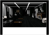 'The black office' Design d'interieur
