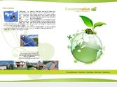 Eurocorpsplus - socit commercialisant et installant des panneaux photovoltaques - plaquette de prsentation
