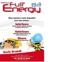 Flyer société Full'Energy 83 spécialisée dans le service à la personne (bricolage)