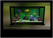 Aquarium au style cartoon en 3D, réalisé avec Maya et Substance Painter. Rendu réalisé avec Marmoset. 
Modding pour le jeu \"ECO\", oeuvre réalisée pendant un stage d\