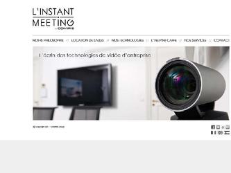 Cration du site web du showroom de COMIRIS, L INSTANT MEETING by COMIRIS