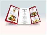 Verso plaquette invitation de la société 3s1f, "menu réveillon noël 2014". Proposition suivant la demande client: Dépliant recto, format A4, 3 volets, 6 pages, 2 plis, couleur quadri. Inclus, le choix de typographies (à acheter si elles sont sous copyright). Le temps de travail effectif; recherche, exécution, validation et l'exécution finale, égale à 35 heures, donc 5 jours.