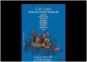 Affiche et flyers pour le concert de la chanteuse Cat Loris