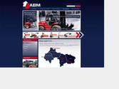 Cration de la charte web du site de ABM, entreprise de location de Nacelles et autres types de transport de chantier