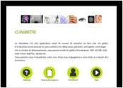 création d'un site wordpress pour présenter une application médicale innovante.