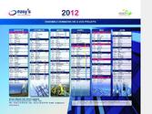 Création d'un calendrier pour l'agence d'intérim Easy's. Calendrier 2012.