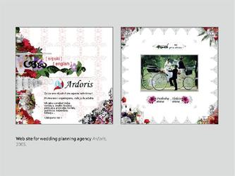 'Ardoris' wedding planner agency's web site