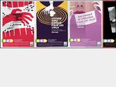 Création de quatre affiches pour la prévention de la Grippe A. Mise en page, Illustration. projet réalisé pour l'agence TBWA Corporate.