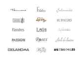 Design de marques pour les collections de produits de la société Declercq Passementiers (passementerie de décoration  haut de gamme, artisanat d'art).
Prix indicatif par marque avec ses déclinaisons (étiquettes, PLV, etc.)