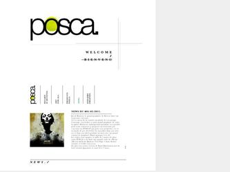 Maquette et Site cre pour POSCA.