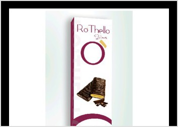 Une de 3 propositions de design du packaging pour le produit 'Ro'thello'