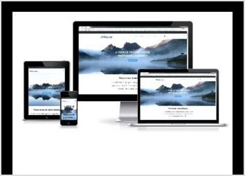 Dveloppement d un site internet & Template en  responsive-design  au style d un  Onepager  - site dvelopp  base d un CMS (Joomla!)