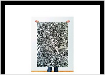 Illustration personnelle grand format. Ralisation  l chelle et  main leve.