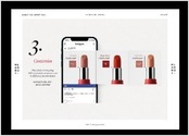 Posts pour Instagram et Facebook visant à promouvoir les rouges à lèvres de la marque. Les posts incitent à aller finaliser leur achat sur le site.