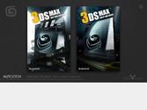 Ralisation d affiche de Promotion du logiciel 3DS MAX : Cible cinma & Architecture